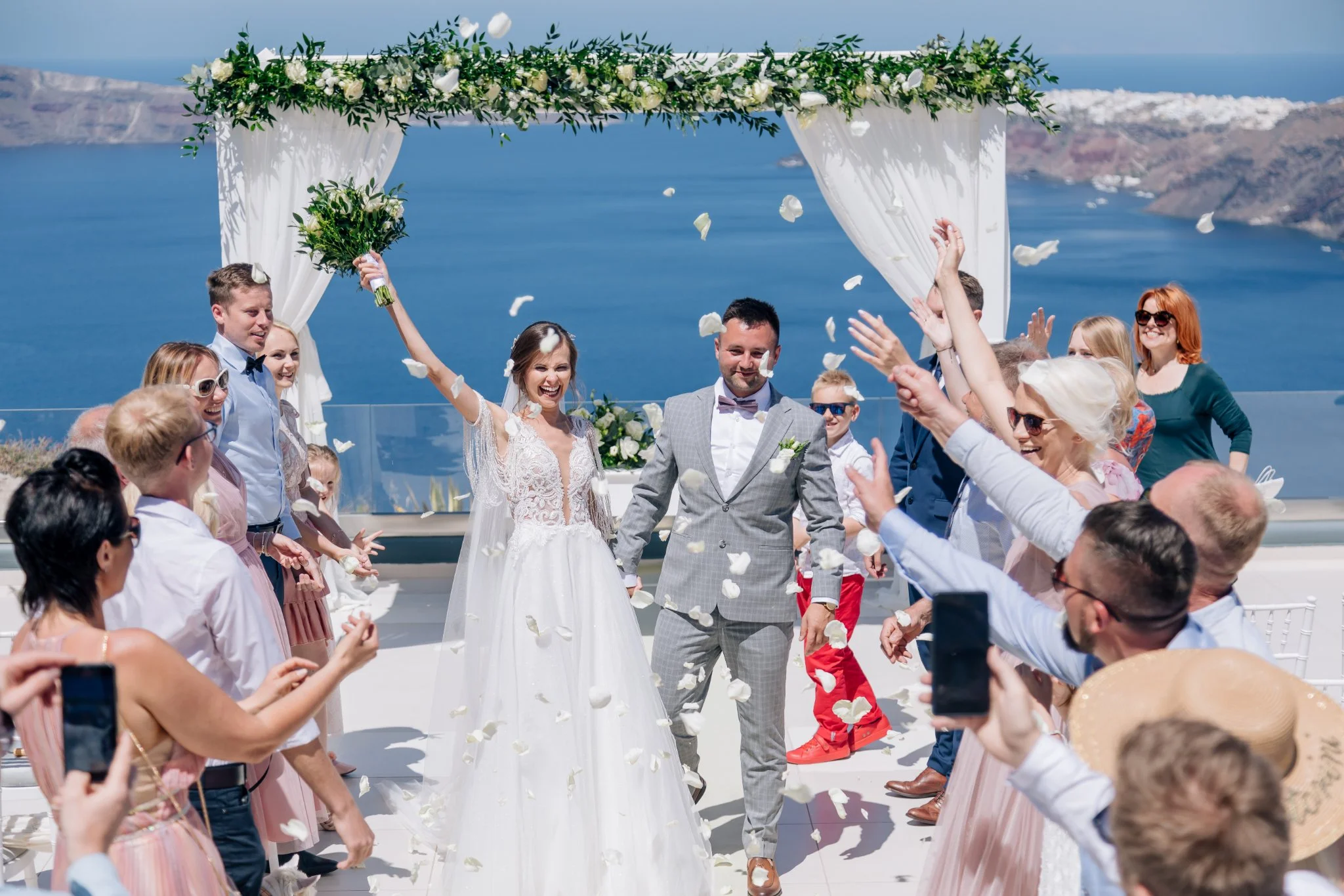 Santorini Weddings - Santorini Wedding Planners - Luxury Weddings in Santorini - Weddings in Santorini Greece - Margarita Weddings Santorini Greece - Wedding Venue Santorini Greece